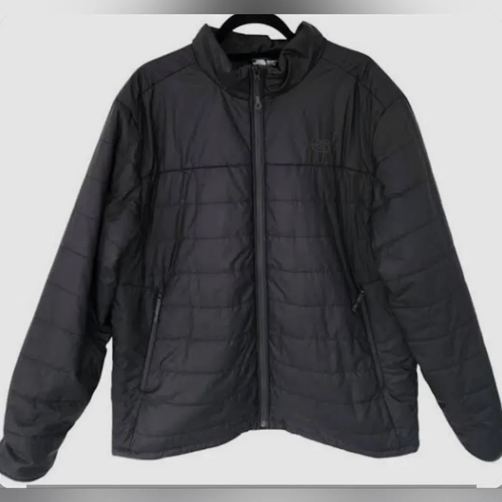 The North Face Mens Bombay Black Quilted Insulated Puffer Jacket Coat Size XL